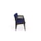 Lesro Lenox Steel 4 Seat Tandem Seating Metal Frame, Bronze, OH Cobalt Upholstery LS4103 - alternate 3